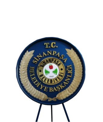 belediye metal çelenk