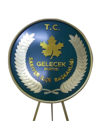  Gelecek Partisi Metal Çelenk