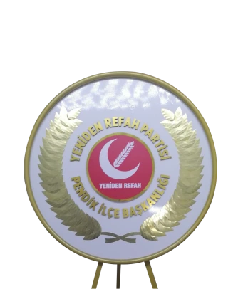  Yeniden Refah Partisi Metal Çelenk