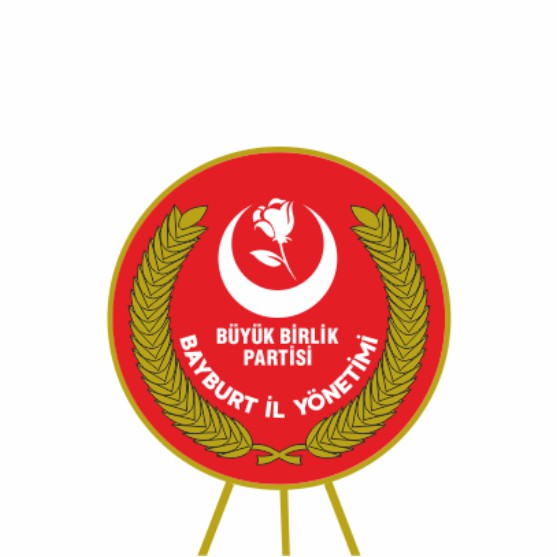 Akp Bayburt İlçe Başkanlığı Metal Çelenk