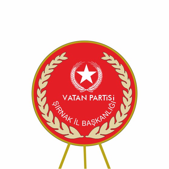 Vatan Partisi Metal Çelenk